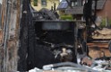 Wohnmobil ausgebrannt Koeln Porz Linder Mauspfad P036